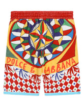 Carretto-print terry shorts -  | Dolce & Gabbana