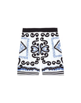 Marina-print poplin shorts -  | Dolce & Gabbana