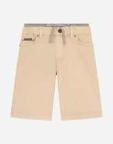 5-pocket gabardine shorts -  | Dolce &amp; Gabbana