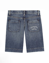 5-pocket denim shorts with Dolce&amp;Gabbana logo -  | Dolce &amp; Gabbana