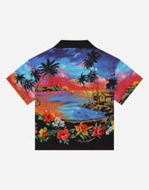 Hawaiian-print poplin shirt -  | Dolce &amp; Gabbana