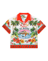 Hawaiian-print poplin shirt -  | Dolce &amp; Gabbana