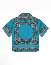 Twill shirt with bandanna print -  | Dolce &amp; Gabbana