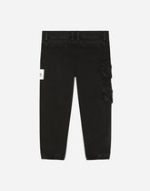 Garment-dyed cotton cargo pants -  | Dolce &amp; Gabbana