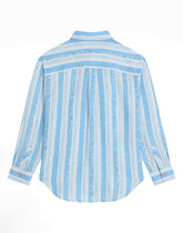 Fabric shirt with striped print -  | Dolce &amp; Gabbana