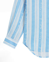 Fabric shirt with striped print -  | Dolce &amp; Gabbana