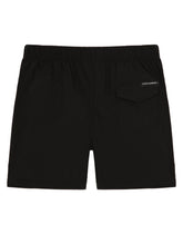 Nylon swim shorts with all-over logo print -  | Dolce & Gabbana