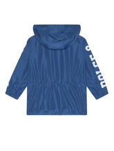 NYLON HOODED WINDBREAKER JACKET WITH LOGO -  | Dolce &amp; Gabbana