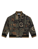 Logo-print nylon bomber jacket -  | Dolce & Gabbana