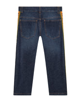 STRETCH DENIM JERSEY BAGGY JEANS -  | Dolce &amp; Gabbana