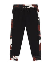 Jersey jogging pants with camouflage intarsia -  | Dolce &amp; Gabbana