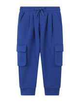 Jersey jogging pants with logo plate -  | Dolce & Gabbana