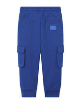 Jersey jogging pants with logo plate -  | Dolce & Gabbana