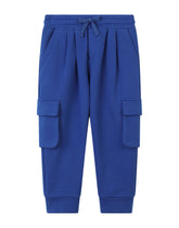 Jersey jogging pants with logo plate -  | Dolce & Gabbana