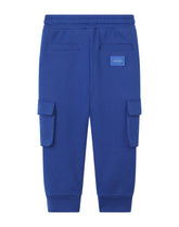 Jersey jogging pants with logo plate -  | Dolce & Gabbana