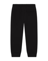 Jersey jogging pants with crown and bee embroidery -  | Dolce & Gabbana