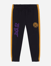 Jersey jogging pants with DG sport patch -  | Dolce &amp; Gabbana