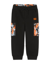 Jersey jogging pants with camouflage details -  | Dolce & Gabbana