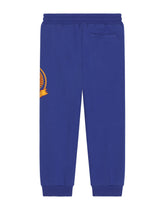 Cotton jogging pants with mascot print -  | Dolce &amp; Gabbana