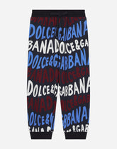 Jersey jogging pants with Dolce&amp;Gabbana logo -  | Dolce &amp; Gabbana
