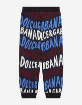 Jersey jogging pants with Dolce&amp;Gabbana logo -  | Dolce &amp; Gabbana