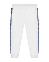 Jersey jogging pants with DG logo band -  | Dolce &amp; Gabbana