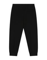 Cotton jogging pants with logo print -  | Dolce & Gabbana