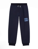 Fleece trousers with DG -  | Dolce &amp; Gabbana