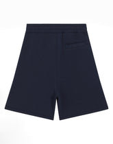 Fleece shorts with Dolce&amp;Gabbana logo and flag -  | Dolce &amp; Gabbana