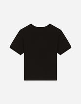 Jersey T-shirt with rubberized print -  | Dolce & Gabbana