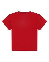 Jersey t-shirt with logo tag -  | Dolce & Gabbana