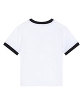 Jersey t-shirt with pictorial crown print -  | Dolce &amp; Gabbana