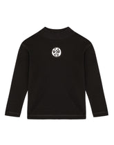 Half collar t-shirt with long sleeves -  | Dolce &amp; Gabbana