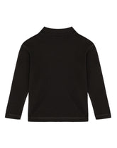 Half collar t-shirt with long sleeves -  | Dolce &amp; Gabbana