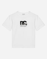 Jersey T-shirt with DG logo patch -  | Dolce &amp; Gabbana