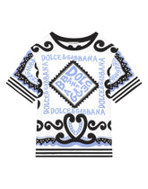 Marina-print jersey T-shirt -  | Dolce & Gabbana