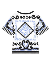 Marina-print jersey T-shirt -  | Dolce & Gabbana