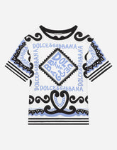 Marina-print jersey T-shirt -  | Dolce & Gabbana