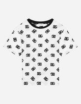 Jersey T-shirt with DG logo print -  | Dolce &amp; Gabbana