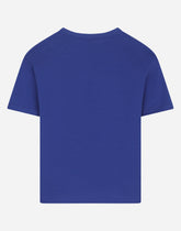 Printed jersey T-shirt with long sleeves -  | Dolce & Gabbana