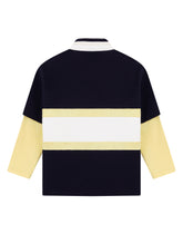 Long-sleeved color-block jersey polo-shirt -  | Dolce & Gabbana