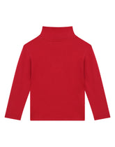 Jersey turtle-neck with DG logo embroidery -  | Dolce &amp; Gabbana