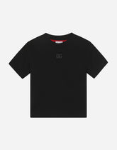 Interlock T-shirt with print and DG logo -  | Dolce &amp; Gabbana