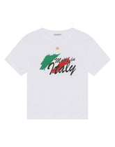 Jersey T-shirt with Made in Italy print -  | Dolce & Gabbana