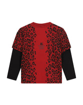 Leopard-print interlock T-shirt -  | Dolce & Gabbana
