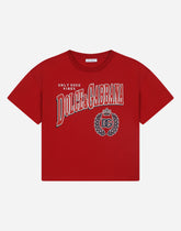 Jersey T-shirt with logo print -  | Dolce &amp; Gabbana