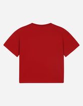 Jersey T-shirt with logo print -  | Dolce &amp; Gabbana