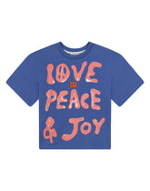 Interlock T-shirt with love & peace print -  | Dolce & Gabbana