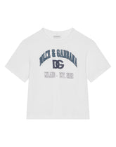 Jersey T-shirt with DG logo print -  | Dolce & Gabbana