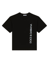 Short-sleeved logo-print jersey T-shirt -  | Dolce &amp; Gabbana